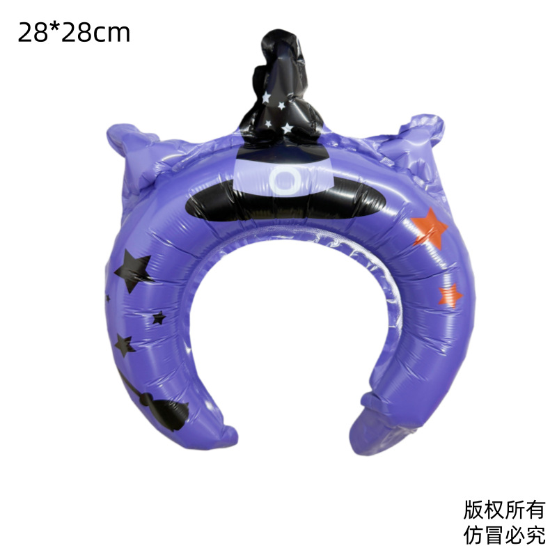 Nuevas diademas de Halloween, bastones, palos de animación, globos, artículos de Halloween, accesorios de decoración para fiestas, globos de aluminio image 15