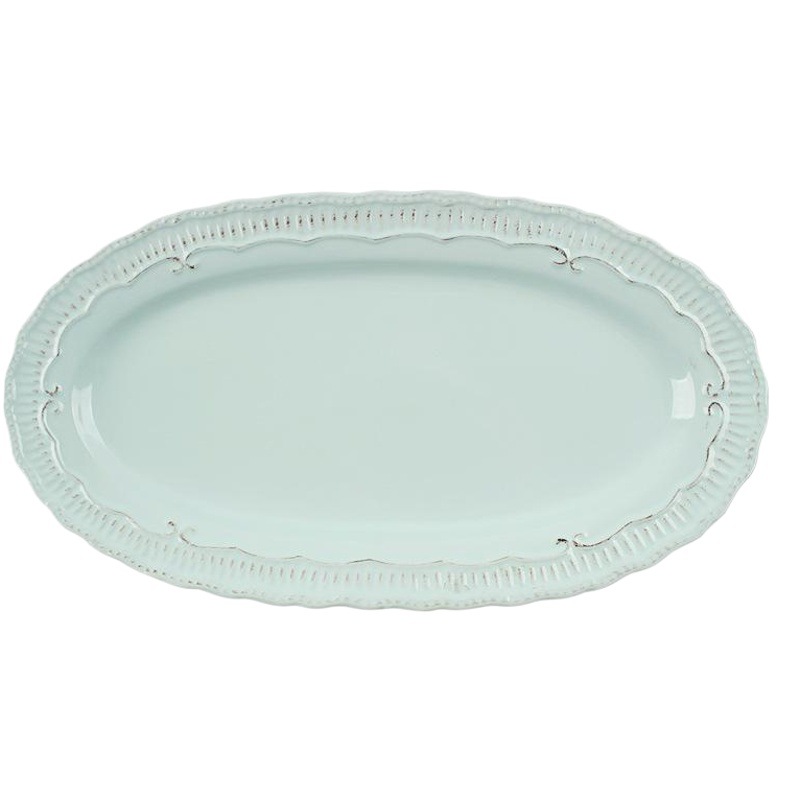 Traje de vajilla de cerámica de estilo europeo retro creativo hotel de estilo occidental vajilla de cerámica hogar cocina tazón taza