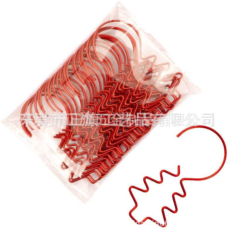 50mm 크리스마스 트리 후크-레드 (20개/팩)