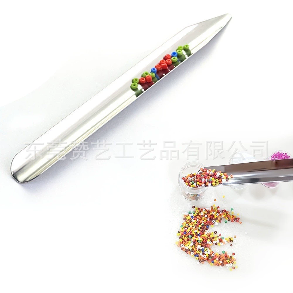Мини-ложка из нержавеющей стали с жемчугом, инструмент для розлива жемчужного порошка, ювелирные инструменты для аксессуаров «сделай сам»