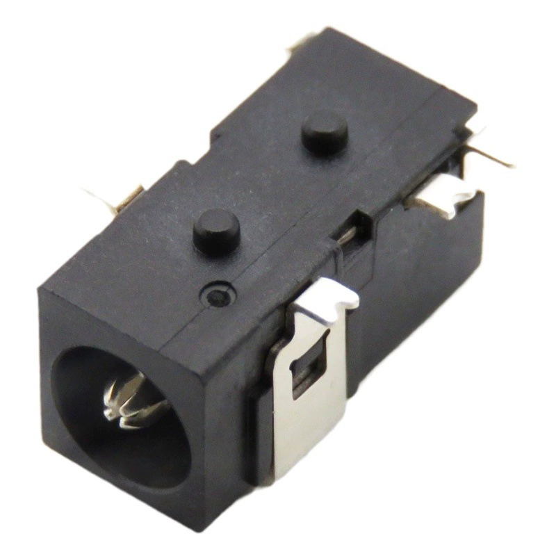 Разъем постоянного тока DC098 с пятиконтактным разъемом типа «сливка», серебряное покрытие, SMD, от производителя.