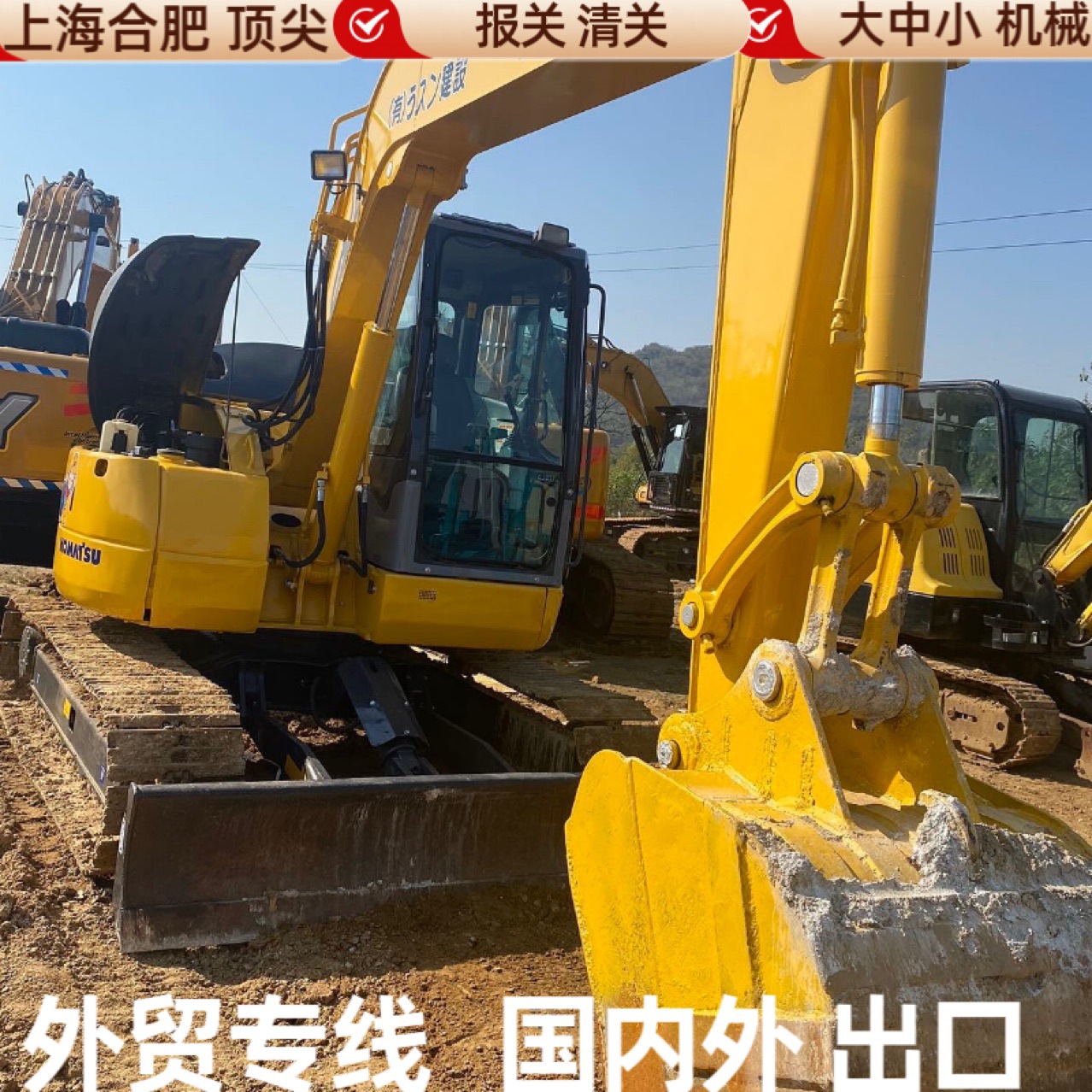 PC55PC56 Usado Komatsu 70 y 78 Excavadora línea de exportación Guangdong Zhejiang Shanghai