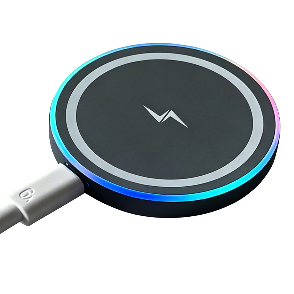 2026 cargador de absorción para teléfonos móviles de automóviles cargador inalámbrico de luz de atmósfera 15W flash cargador adecuado para cargar Apple image 6