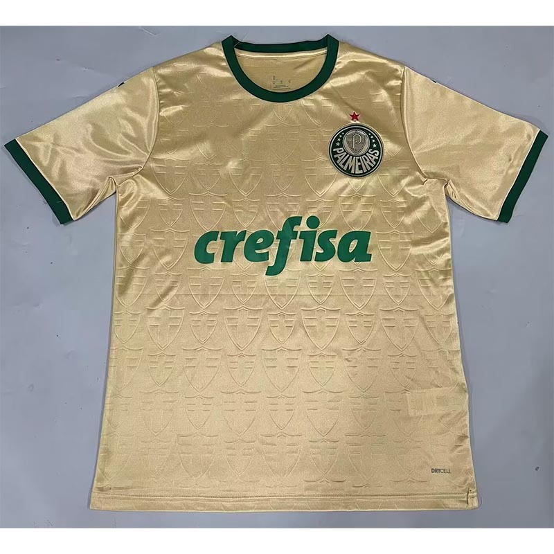 Camiseta de Fútbol del Palmeiras de Poliéster Personalizable y Manga Corta para Deportes