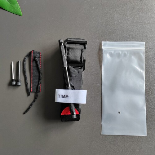 CAT tourniquet outdoor rescue equipment one-hand operation arterial first aid combat spinning multi-functional tourniquet
