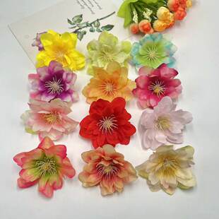 Realistic Phoenix, hair accessory, decorative flowers for home use, 8cm, 13 colors, DIY