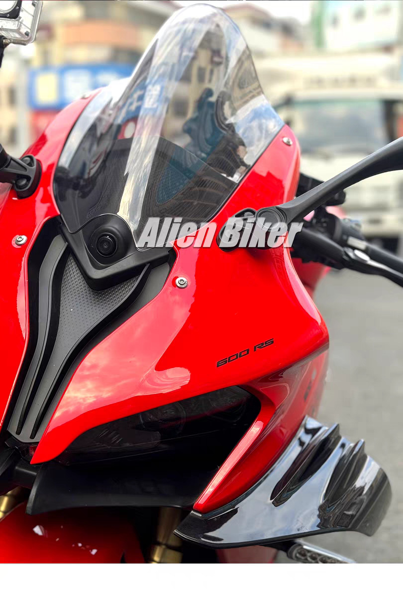 Suitable for Qjmotor Sai 600Rs and Qianjiang Sai 800 Modified Height-Increasing Racing Windscreen, Track Height-Increasing Front Windshield