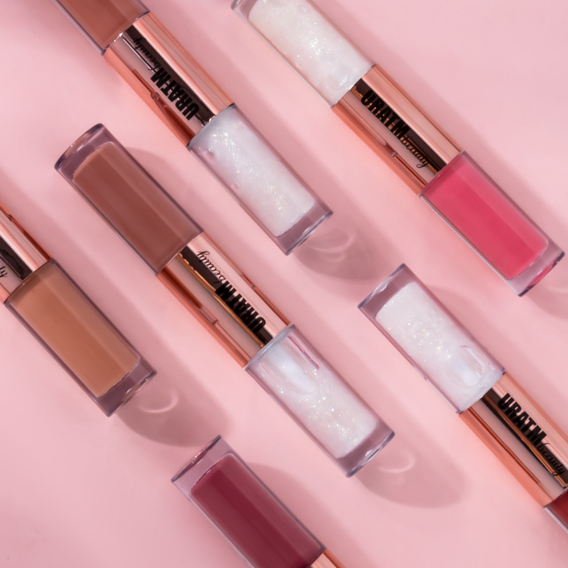 SHCOETY Cross-border double-head lip gloss matte laminated pearlescent fine sparkling lip gloss is not easy to stick to the cup and does not fade for a long time undefined