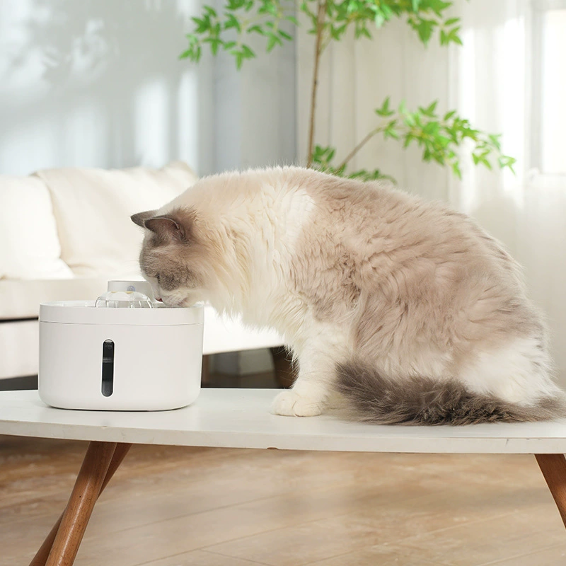 Беспроводной датчик для умных домашних животных, диспенсер для воды, поднос для воды из нержавеющей стали, бесшумный, длительный срок службы батареи, 2,6 л, большая емкость, трансграничный DM