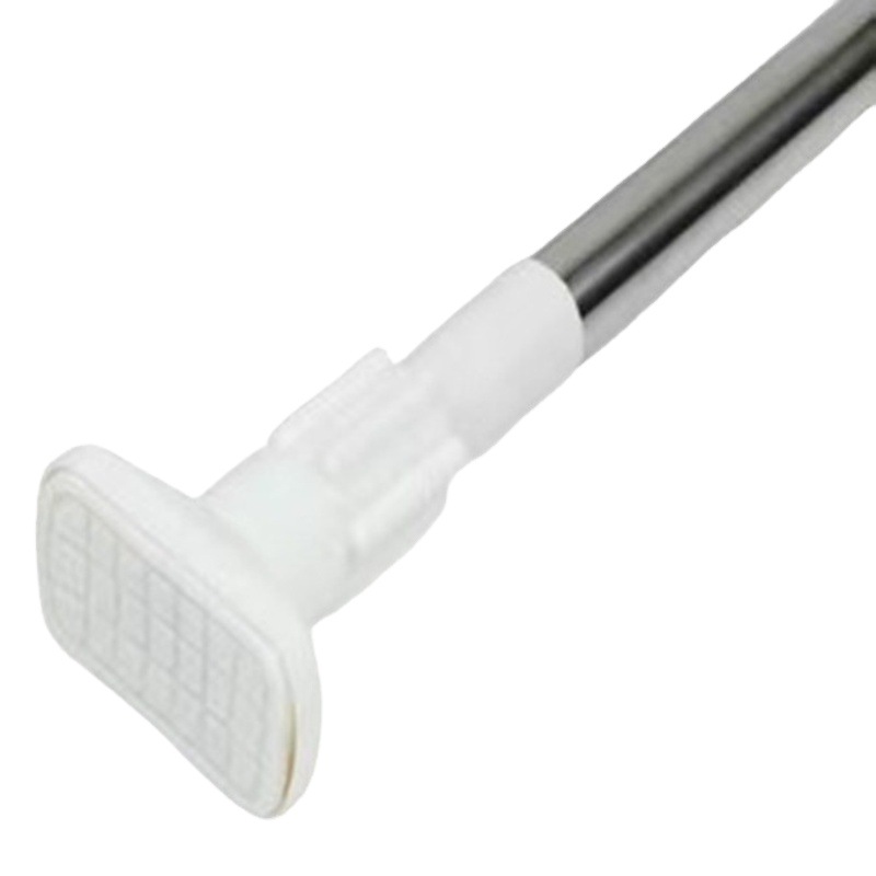 17 Running Jianghu stalls selling strong telescopic rod stainless steel curtain rod non-perforated clothes hanging rod shower curtain rod