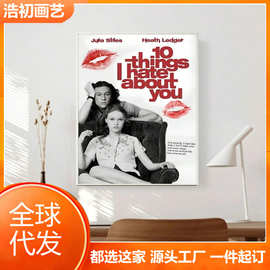 TIKTOK希音亚马逊经典90年代复古墙画艺术印刷图片客厅家居装饰