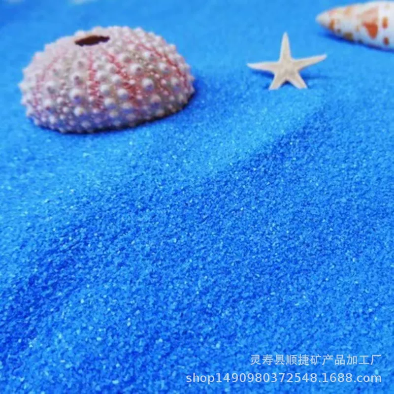Coloured sand, beach decorations, micro landscape, internet celebrity