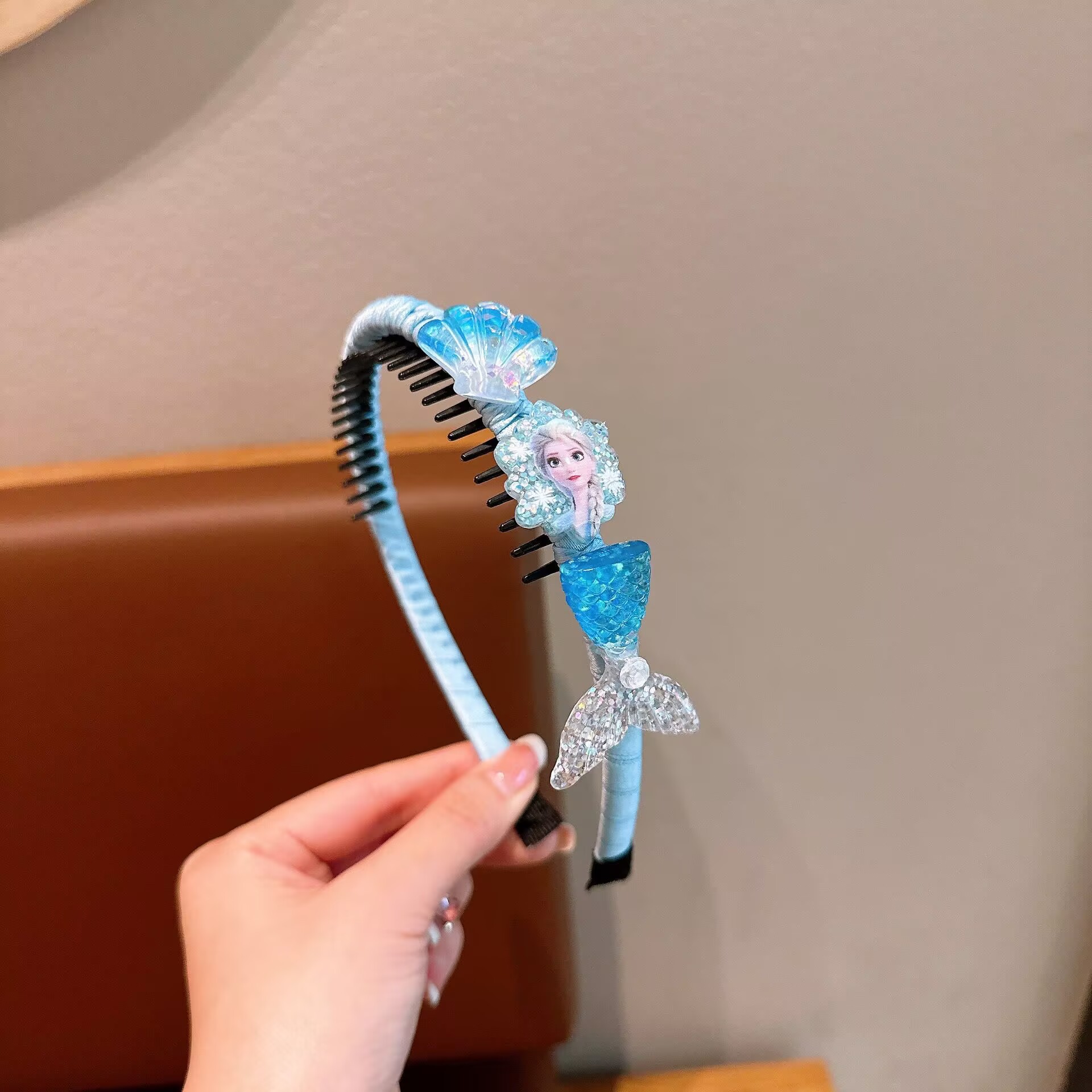 Nueva princesa Aisha clip de pelo para niños clip de pelo helado y nieve clips de pelo para niñas princesa viento lindos joyas para el pelo