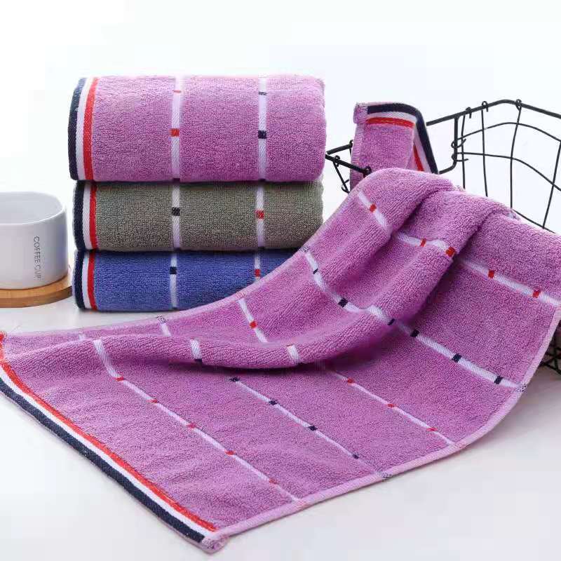 Suministro directo de fábrica, hogar absorbente de agua, puesto diario, toalla de algodón jacquard al por mayor, toalla facial, regalo, logotipo de bordado