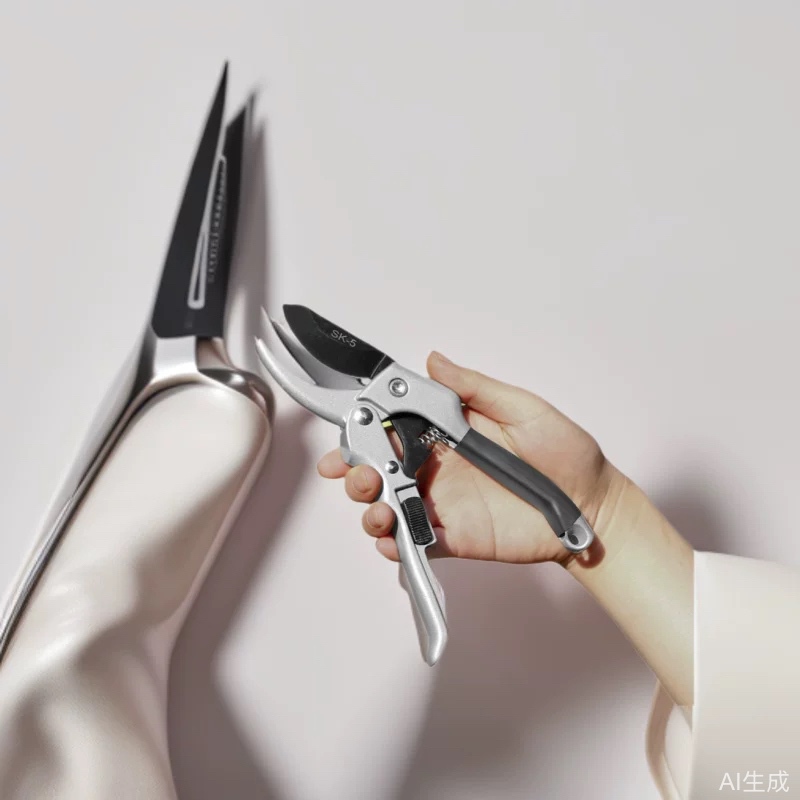 滑轮果枝剪园林园艺剪树枝剪刀sk5粗枝剪果园修枝剪加长省力花枝