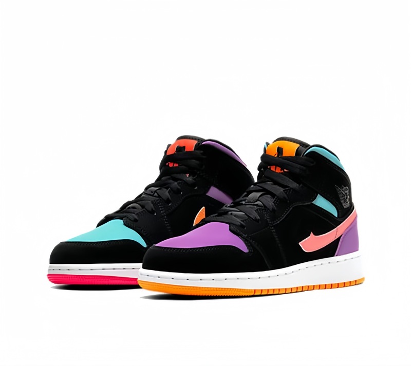 莆田靴ピュアオリジナル AJ1 ミッドトップレディースシューズハイバージョンジョー 1 バスケットボールシューズバレンタインデーアッシュアイスブルーメンズシューズバーブモデル|undefined