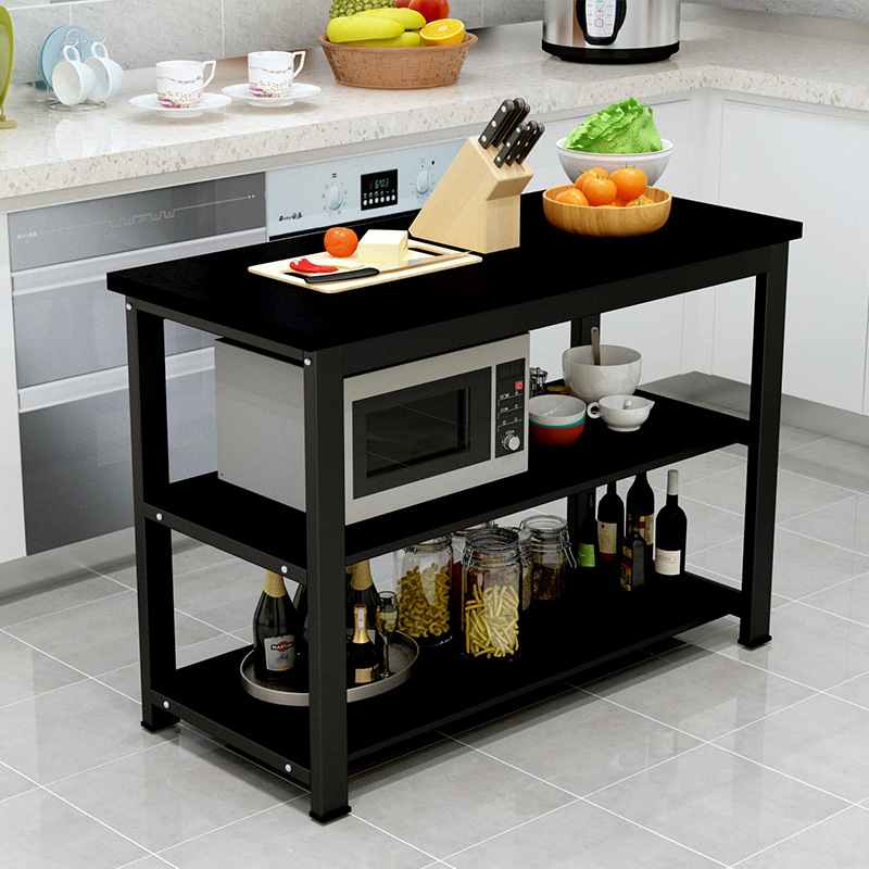 Fábrica directa de mesa de corte de cocina mesa de almacenamiento de cocina doméstica mesa de guía multifuncional mesa larga pequeña simple