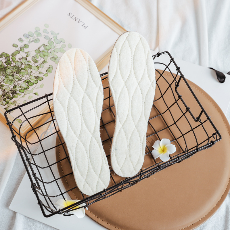 Vintervarma, förtjockade, mjuka, andningsbara, köldbeständiga och varma innersulor i ullplysch_voghion.com