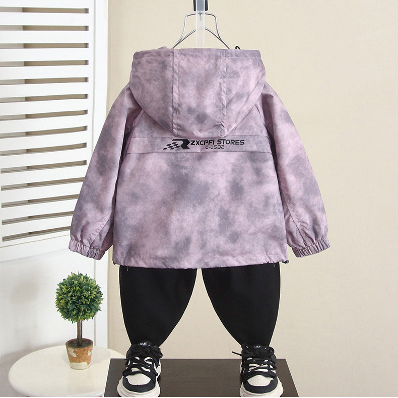 6219 Chaqueta para niños Ropa de otoño Chaquetas coreanas de primavera y otoño para niños de estilo occidental 2025 Chaquetas de principios de otoño para niños nuevos