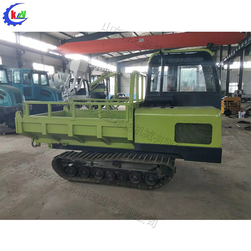 矿用全地形履带运输车 工程混凝土U型斗运输车 大马力自卸履带车