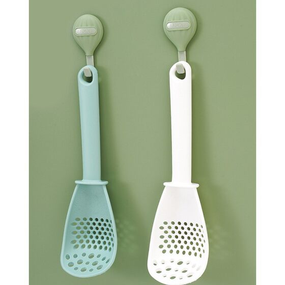 Kitchen multi-functional cooking spoon Colander household draining spoon baby food supplement tools mashed potatoes spoon serving rice spoon