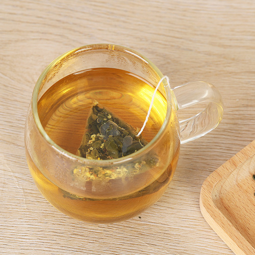 Shu Yan Tang Osmanthus Oolong Tea Triangle Stereo Tea Bag Flavoring Tea 150g Osmanthus 50 Packaging per Order