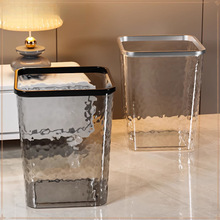 垃圾桶家用透明ins客厅轻奢高档纸篓大容量卫生间厕所厨房卧室餐T