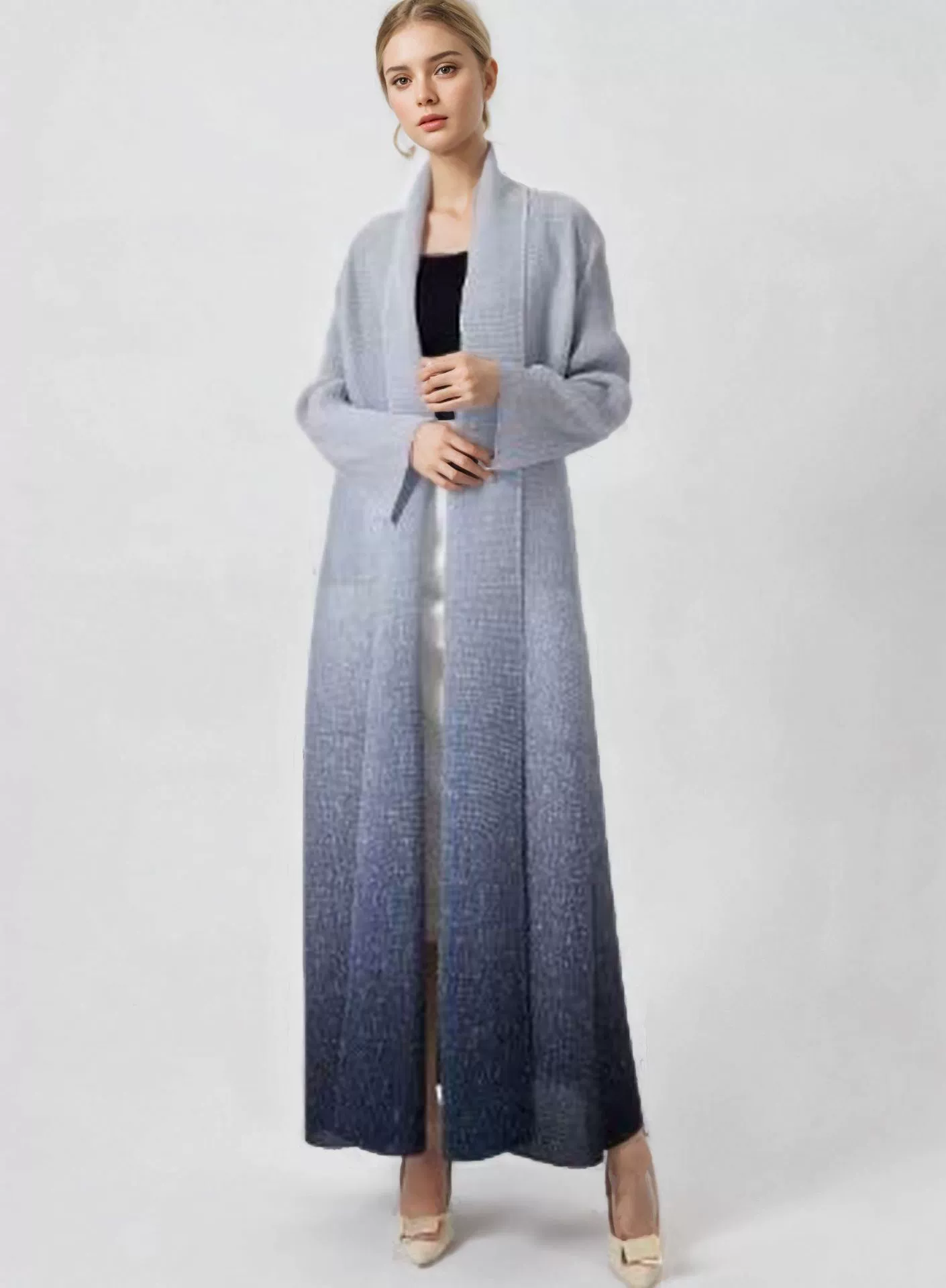 (Граница торговли), модный кардиган, длинное тренч-пальто, oversize