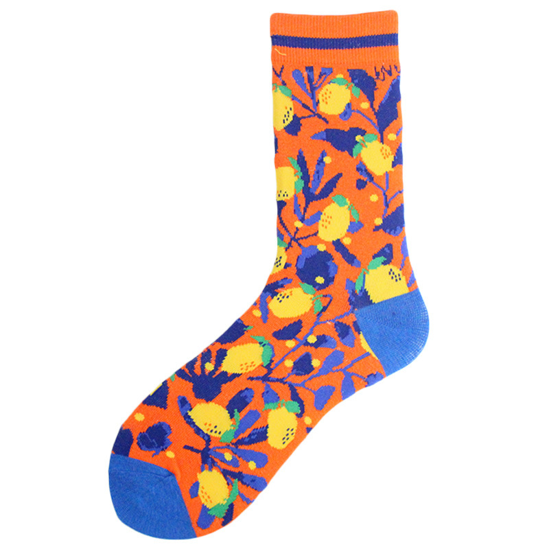 Unisex Classic Style Geometric Cotton Crew Socks A Pair display picture 1