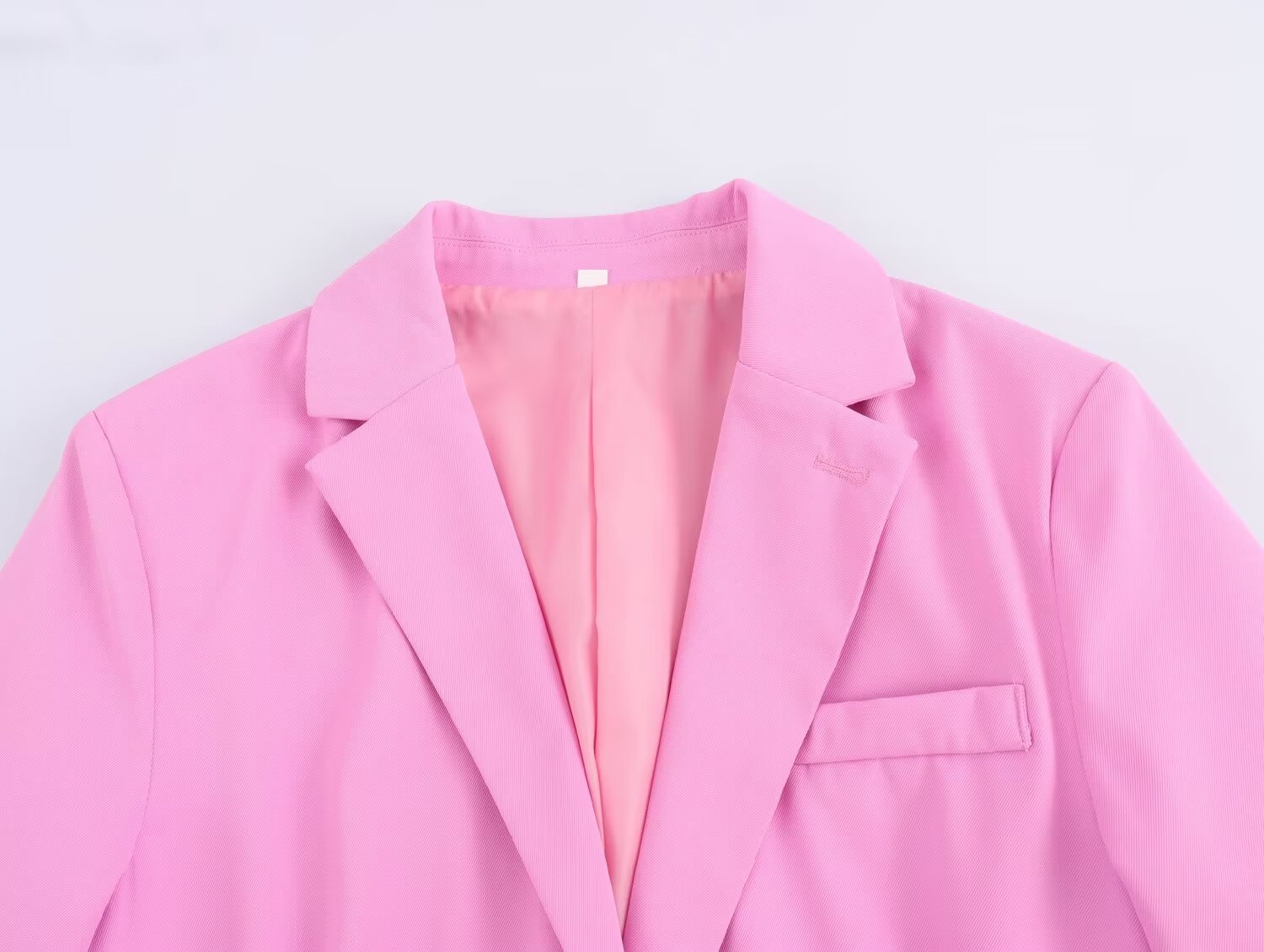 345g Weight Long Sleeve Sleeve Length Polyester Fabric Type Pant Co-ord Set, Blazer Suits Co-ord Set Sets Type 2 Pieces Set Quantity Daily Occasion Turndown Neckline Loose Fit Type Solid Color Pattern Spring, Autumn Season Women's Gender Pleated Design Casual, Elegant Style Daily Women's Casual Elegant Solid Color Polyester Pleated Pant Co-ord Set Blazer Suits Co-ord Set Pants Sets 34