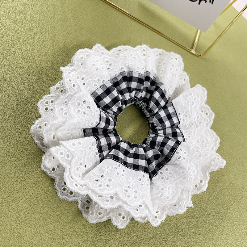 Flower Pattern Women'S Gender Braid Design Sweet Style Women's Sweet Flower Cloth Braid Hair Tie
