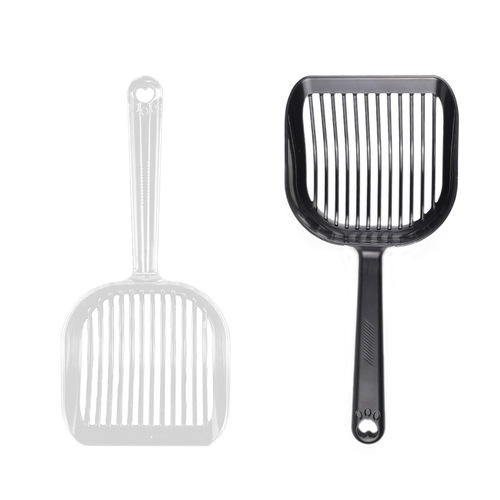 Amazon new plastic cat litter shovel thickened and extended pet cat litter shovel cat toilet cleaning supplies wholesale