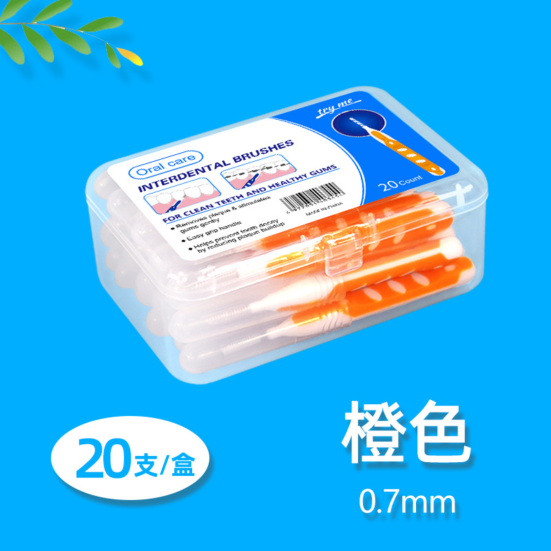 Cepillo Interdental Ortodóncico Set de 20 Limpieza Oral