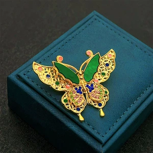 Retro Enamel Cut Out Butterfly Brooch, Classy Classy Corsage, Pressed Placket, Classy Niche Accessories Wholesale