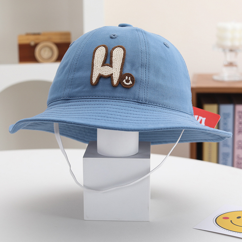 Sombreros para niños coreanos primavera y otoño lindos sombreros de pescadores de bebés variados para niños niñas sombreros de bañera al aire libre