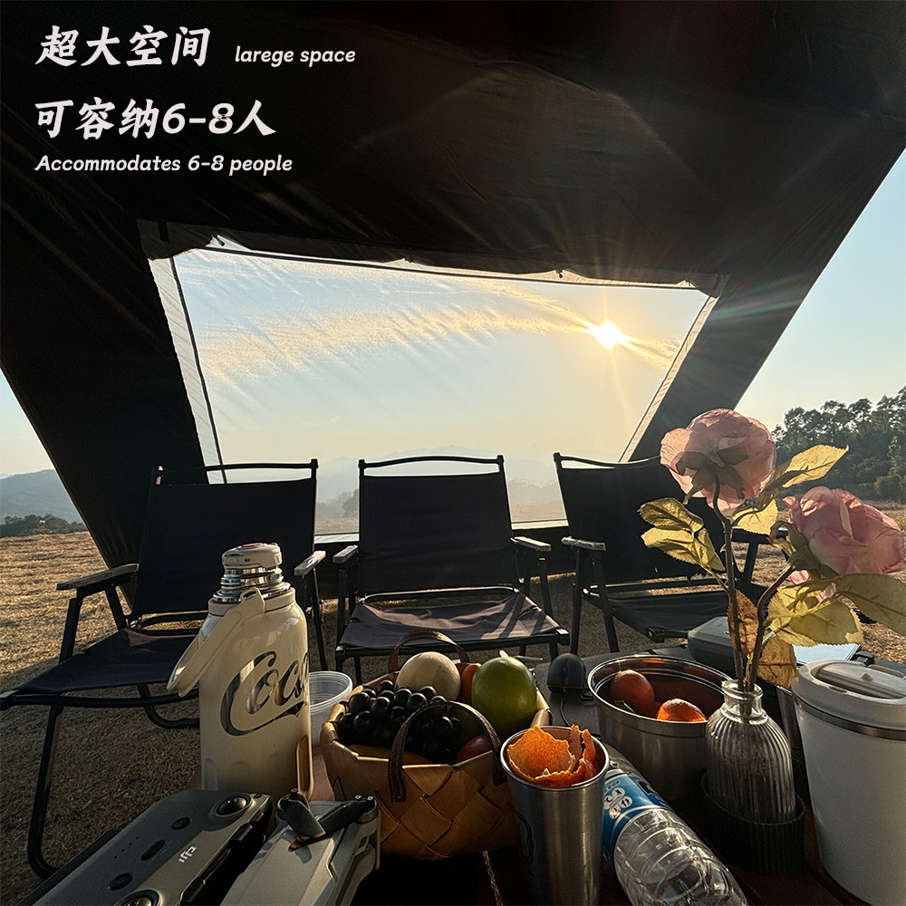 Rv Travel with Mosquito Net, Vinyl Sunshade Cloth, Car Side Canopy Tent, Outdoor Camping Car Rear Tent, Car Side Tent