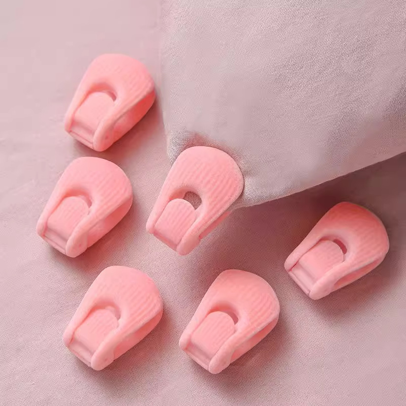 植毛キルトホルダー、針なし安全目に見えないベッドシーツ、キルトカバー、キルトの脱出防止加工品、キルトコーナー滑り止めバックルクリップ|undefined