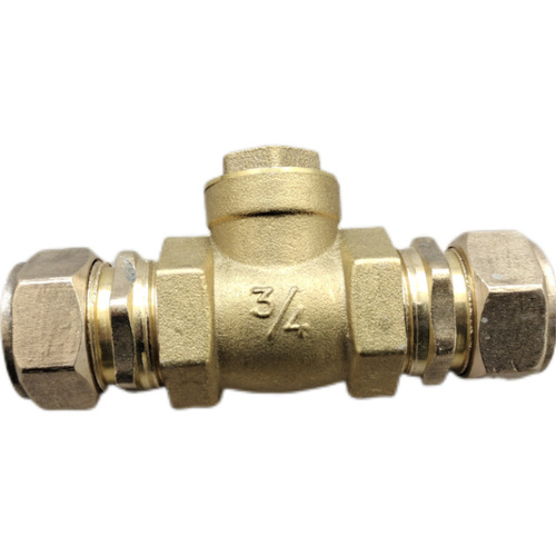 GJU84 points aluminum-plastic pipe check valve 1216 double-connected water stop valve check valve anti-backwater card sleeve 1620 20