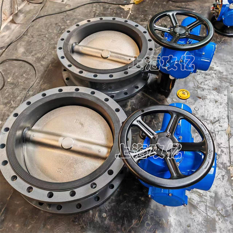 攻亿  D941X-16C电动加长杆法兰蝶阀DN450智能型 电动软密封蝶阀