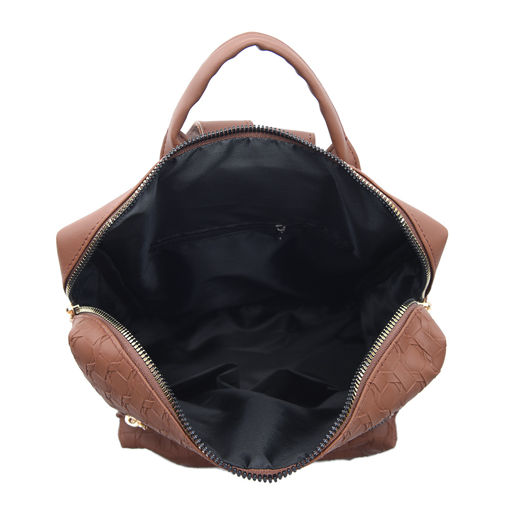 Mochila retro de moda para mujer 2024 nuevo estilo simple multifuncional de gran capacidad mochila de viaje al aire libre mochila escolar al por mayor