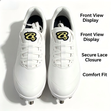 Baseball Shoes with Low-Top Lace-Up Design and Long Spike Soles, Cross-Border Foreign Trade Fashion Trend Custom-Made Professional Competition Shoes