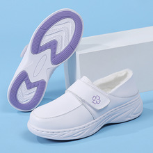 现货护士鞋真皮女软底透气防滑不累脚医院工作鞋跨境批发一件代发