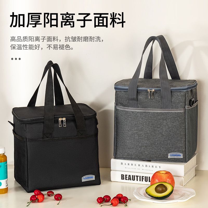 户外野餐篮带盖保温箱折叠便携手提式春游野炊用品篮子大容量热卖