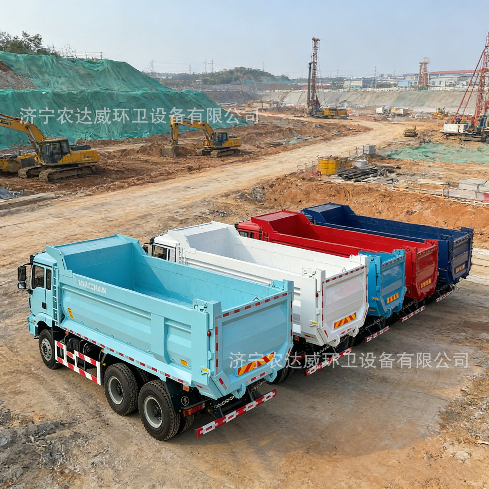 Heavy-Duty Construction Engineering Dump Trucks, Cross-Border Export Dump Trucks, Construction Site Earthmoving and Debris Removal Vehicles