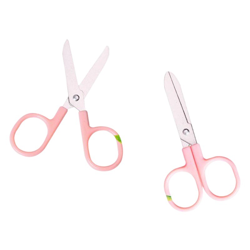 Tijeras pequeñas para niños, tijeras de corte de hilo, tijeras para bebés, tijeras de seguridad de plástico rectas, hechas a mano
