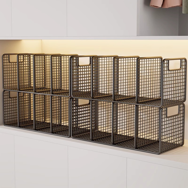 Bag Storage Artifact Wardrobe Layered Partition Shelf Cabinet Layered Bag Rack Dormitory Leather Bag Storage Box