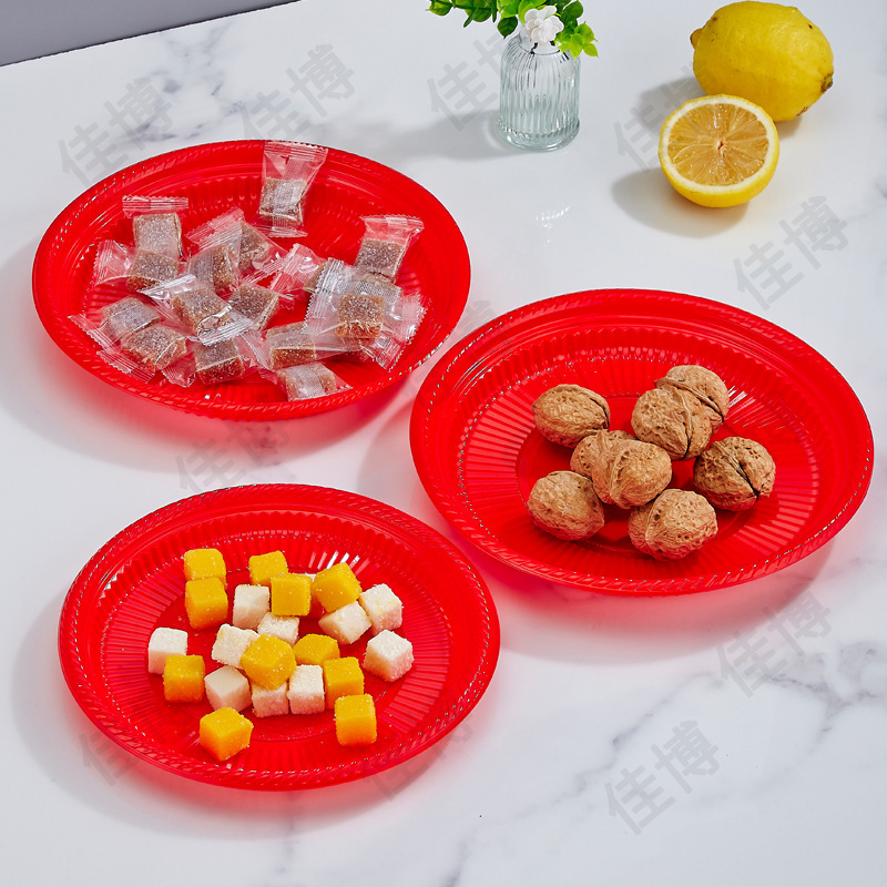 Free Shipping Disposable Plastic Red Plate Tray Wedding Fruit Plate Wedding Candy Plate Round Combination Wedding Plate Free Shipping Disposable Plastic Red Plate Tray Wedding Fruit Plate Wedding Candy Plate Round Combination Wedding Plate