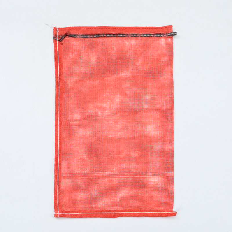 外贸出口PP塑料平织商标网眼袋 洋葱编织袋 蔬菜水果网兜定 制