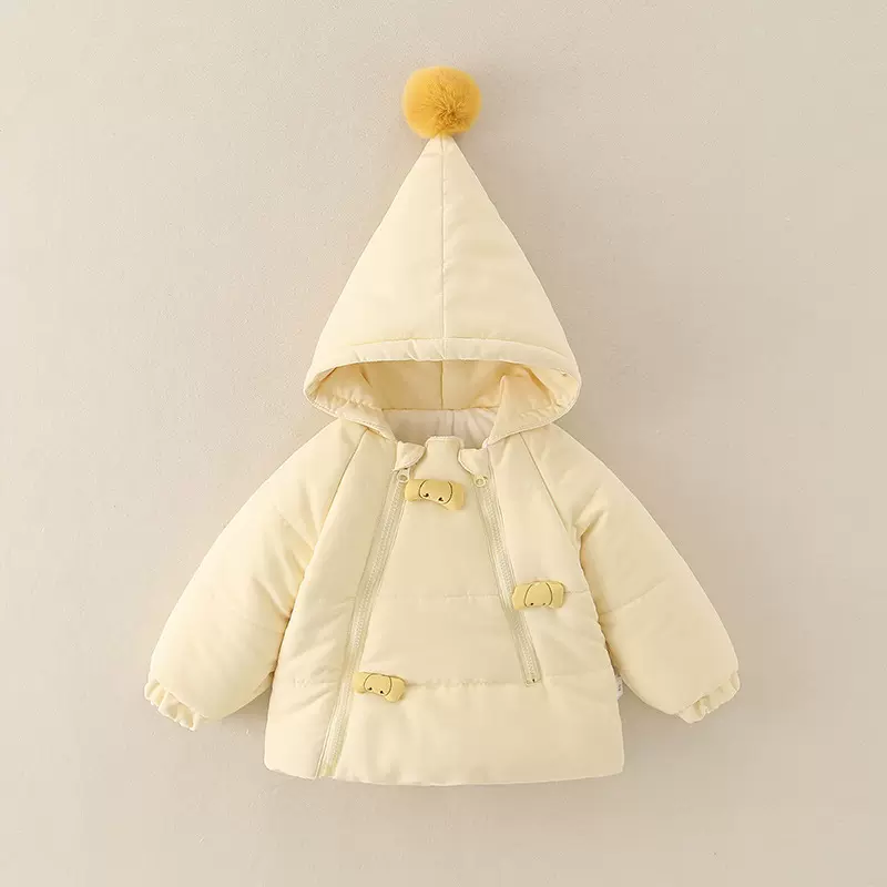 儿童冬季新款加厚可爱外套棉服男女宝宝卡通夹棉保暖冬款外套棉衣