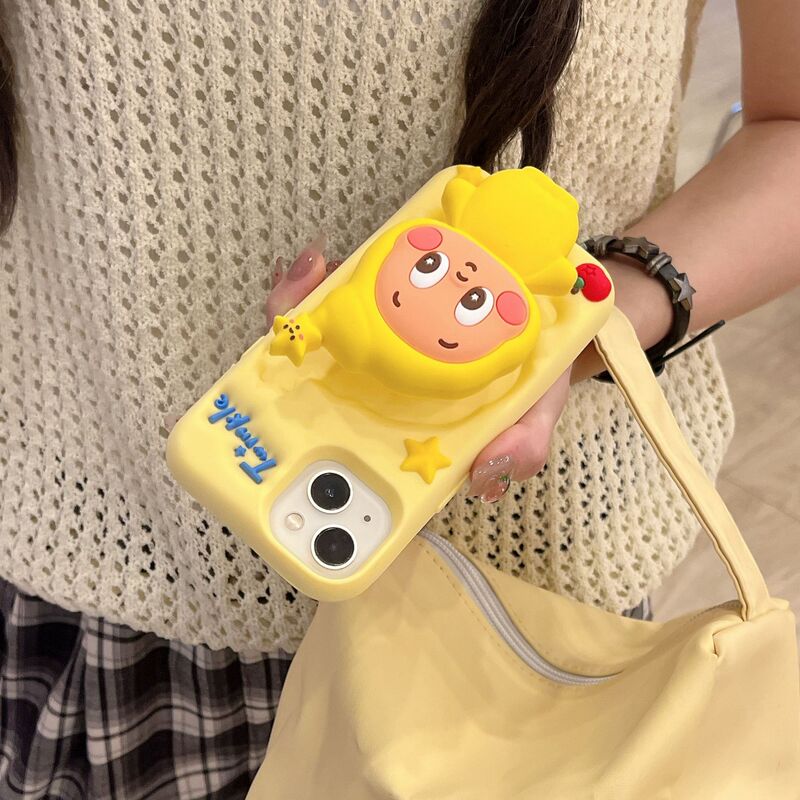 支架星星人苹果17/15/14promax手机壳iphone16pro女12硅胶11软壳|undefined